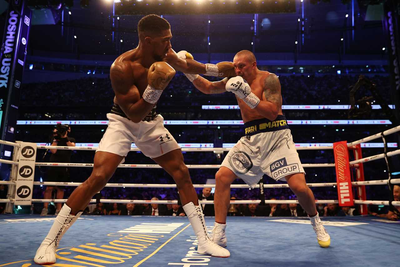 Inadvertently, Eddie Hearn reveals that he believes Oleksandr Usyk will beat Anthony Joshua in the rematch.