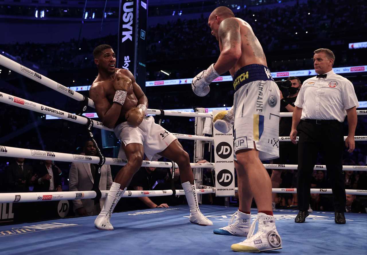 Tyson Fury promoter claims that Anthony Joshua is too chinny to beat Oleksandr Uzyk. The pair will rematch on April 4th.
