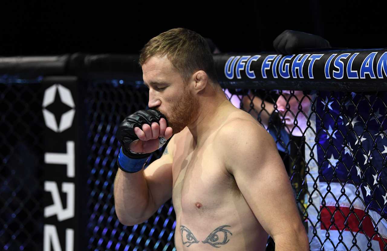 Justin Gaethje says he will beat Michael Chandler as violently and possible when the pair clash at UFC 268