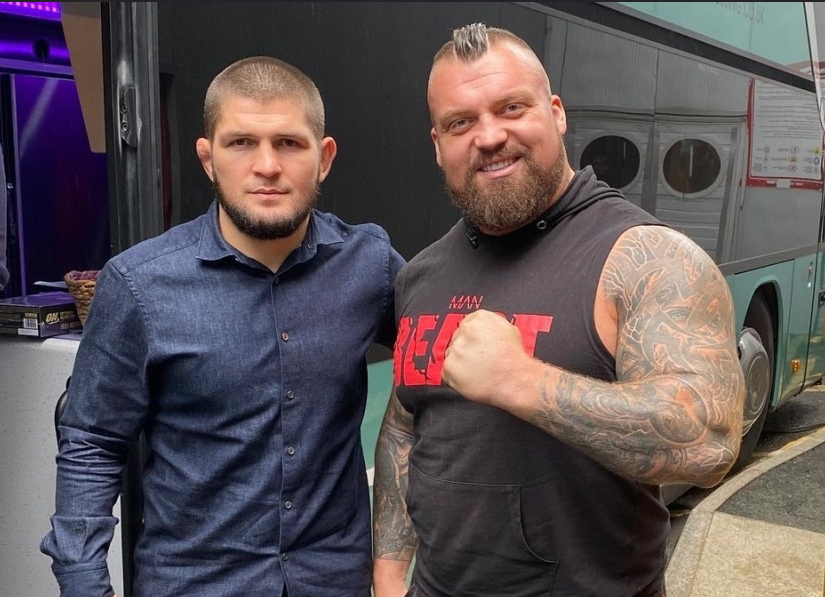 Eddie Hall says he is scared of UFC legend Khabib Numagomedov, as Hafthor Jornsson is targeted by the UFC.