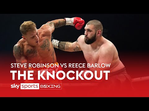 EXPLOSIVEKO! Reece Barlow's massive knockout by Steve Robinson