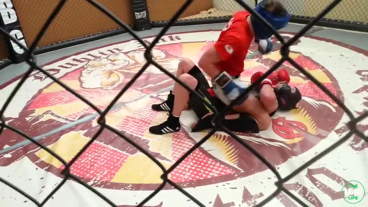 Amazing footage of Conor McGregor defeating Patrick Hyland, former featherweight boxing champion, in the octagon