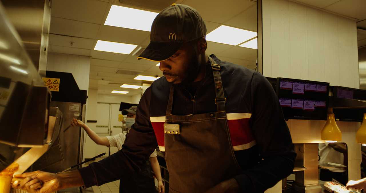 After being inspired by the fast food chain's tills, Lawrence Okolie wants to open his own McDonald's.