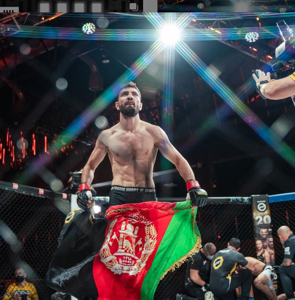Javid Basharat hopes to bring joy to Afghanistan by bagging a UFC contract through Dana White's Contender Series
