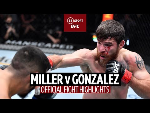 Jim Miller v Erick Gonzales Huge KO record and UFC record! Highlights of UFC Fights