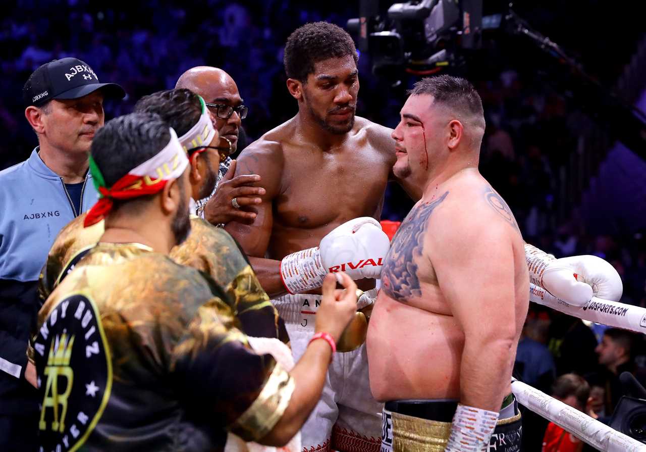 Five things Anthony Joshua can do when visiting US gyms, including spar Andy Ruiz Jr. and signing up a new coach for Usyk