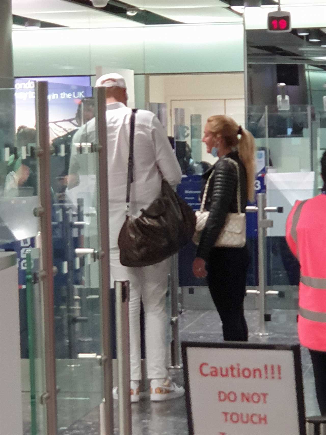 Paris and Tyson Fury look exhausted after partying in the UK, but passport control still has people's champs