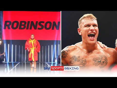 A ringwalk song by Lion King? Before the Barlow fight, Steve Robinson's ringwalk
