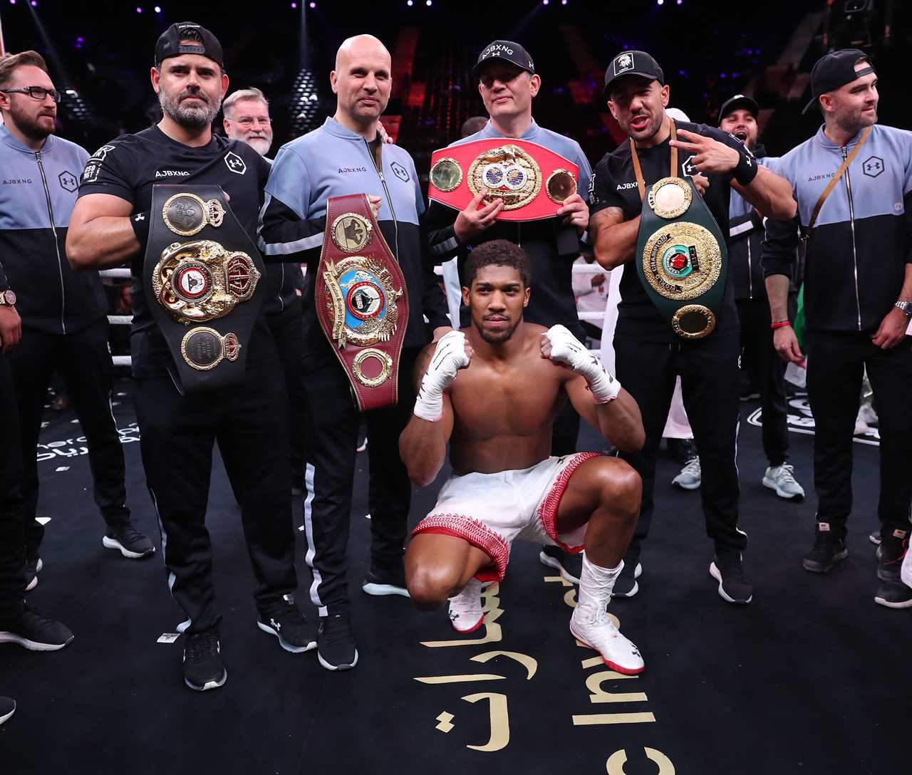 Anthony Joshua was criticized for 'poncing about' with Usyk, and Carl Froch told AJ to get rid of 'hangers on' in advance of the rematch