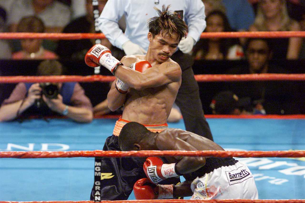 Freddie Roach reveals five of his favorite Manny Pacquiao wins, including the brutal Ricky Hatton KO as well as his first-ever World Title