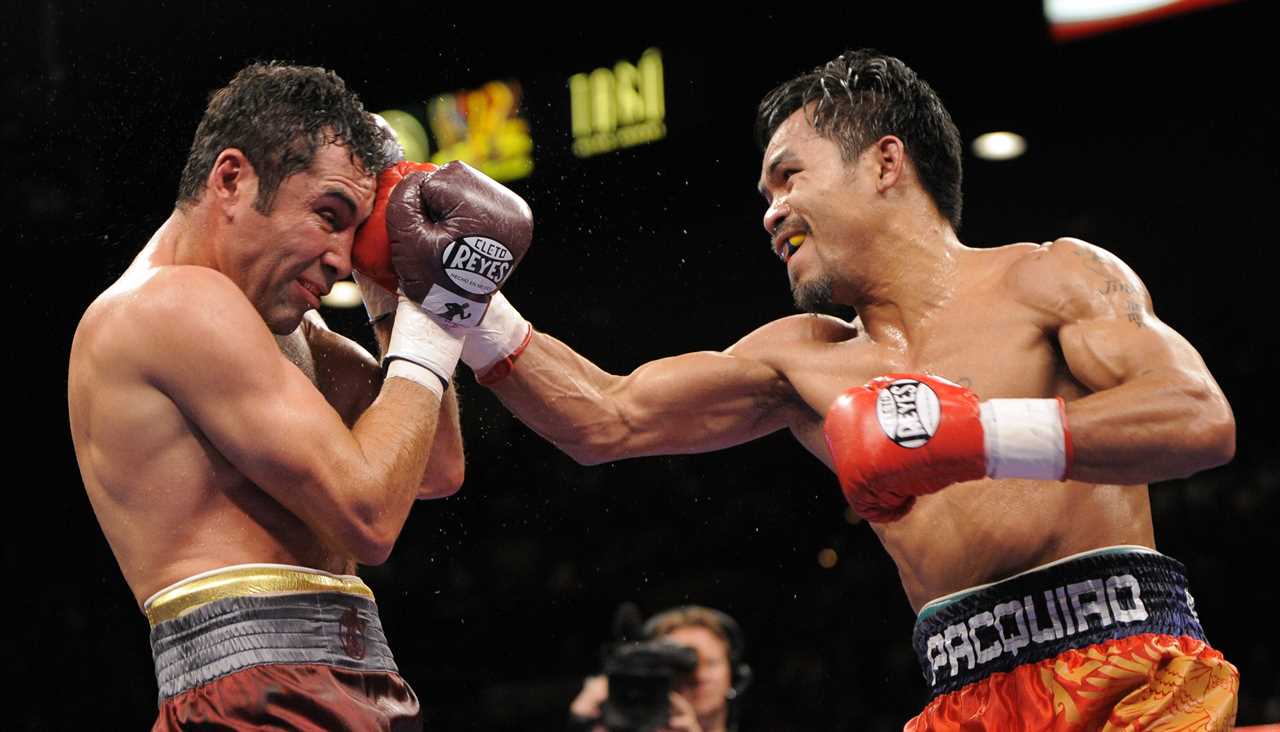 Freddie Roach reveals five of his favorite Manny Pacquiao wins, including the brutal Ricky Hatton KO as well as his first-ever World Title