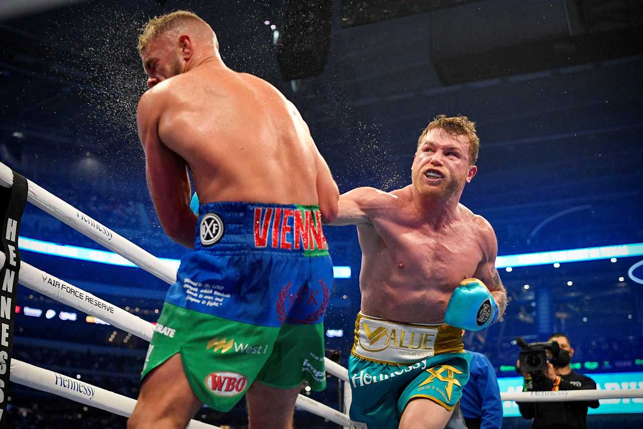 Canelo Alvarez claims Caleb Plant's fight against him will be a little easier for me as Mexican refers to himself as a 'complete fighter.