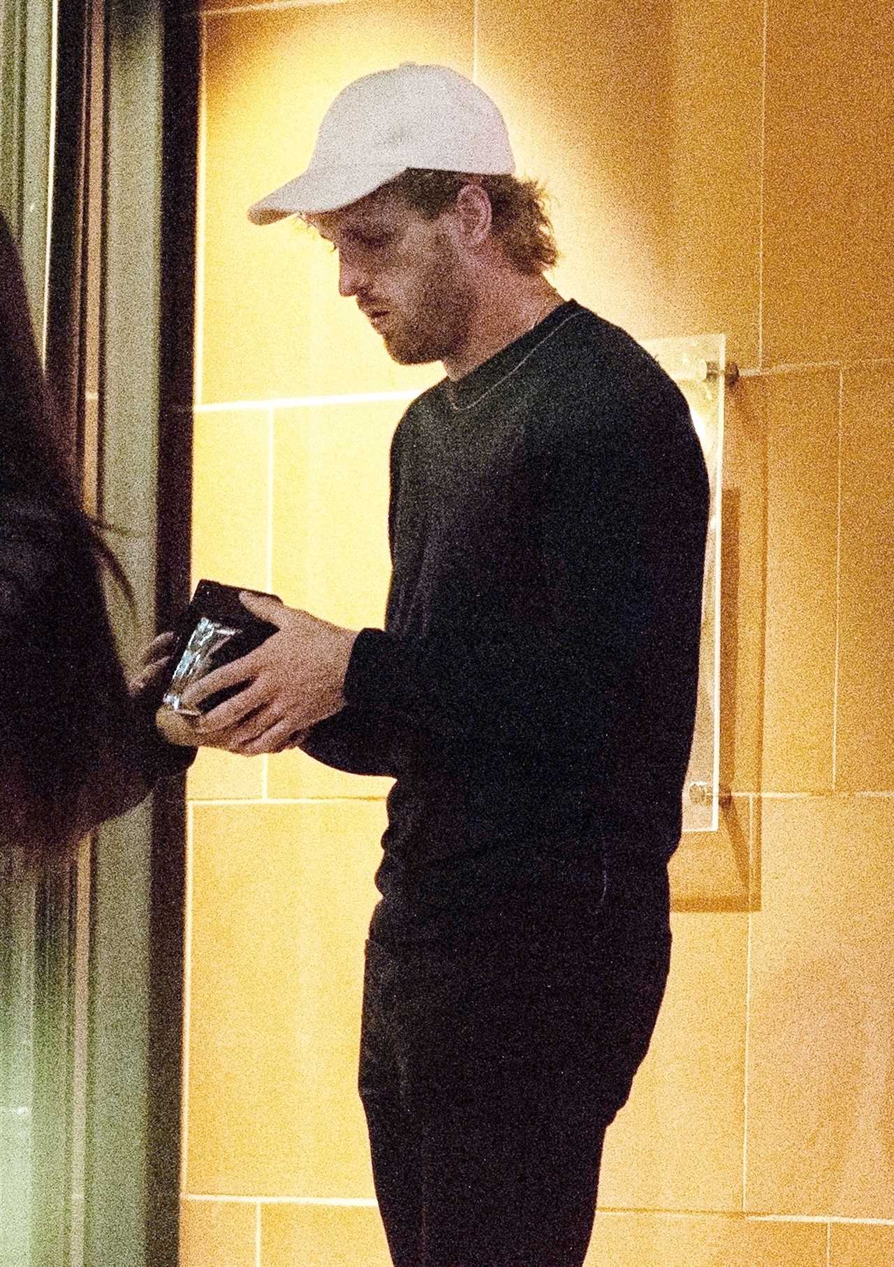 Logan Paul departs Mayfair's chic restaurant to meet mystery women before heading to Tape Nightclub, a celebrity hotspot.