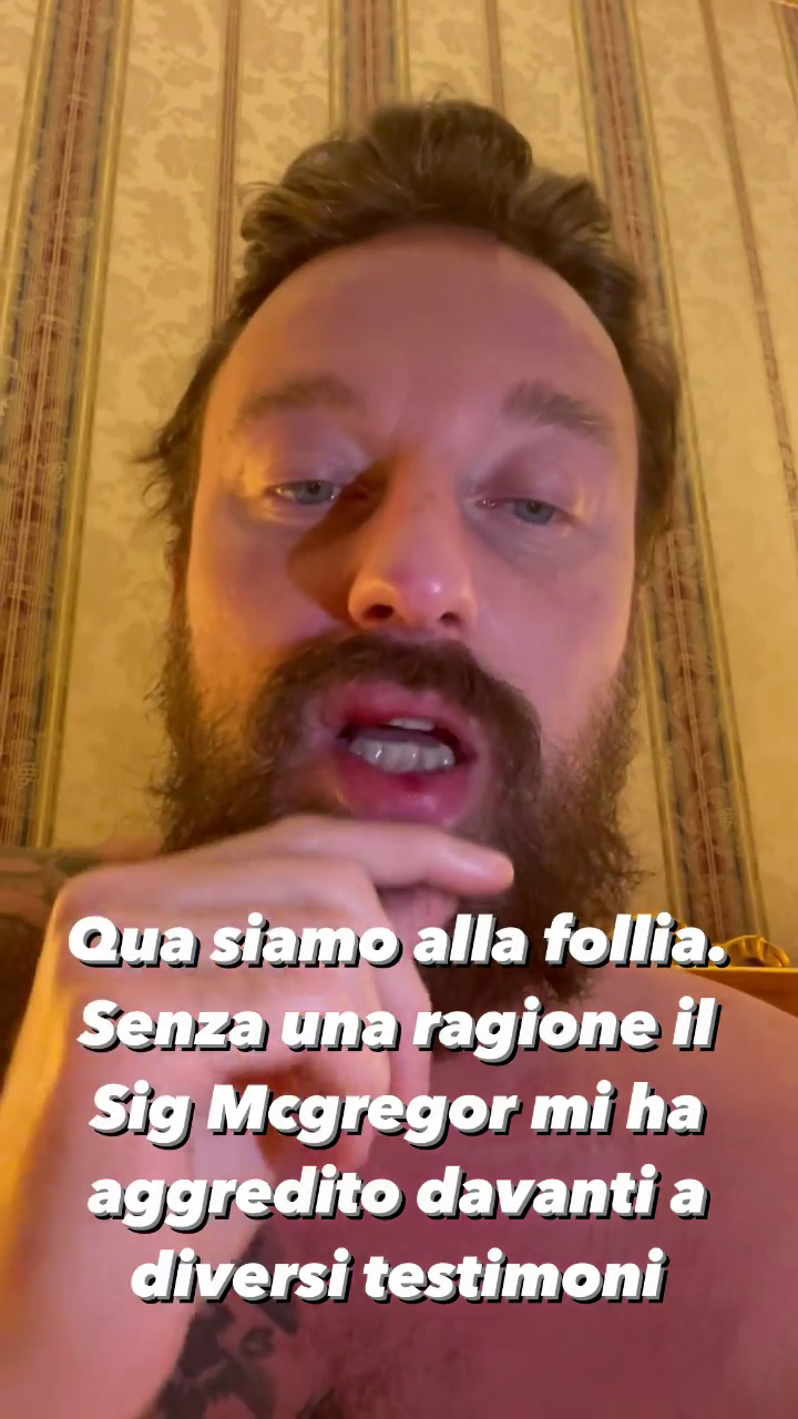 Conor McGregor claims that he punched an Italian DJ and would accept PS8million in return for a lawsuit against the UFC star