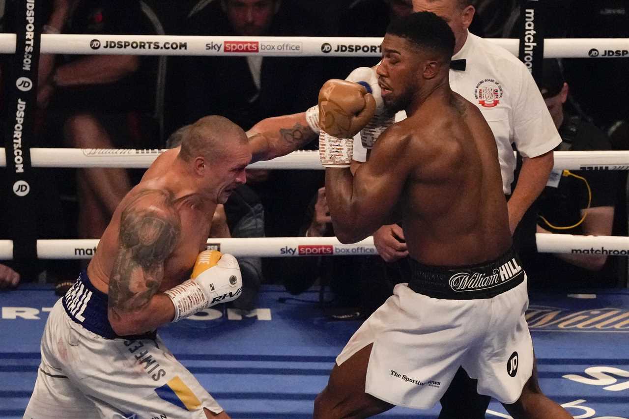 Anthony Joshua tells Mike Tyson's former coach Ronnie Shields that he should make him DOG for Oleksandr Uzyk.