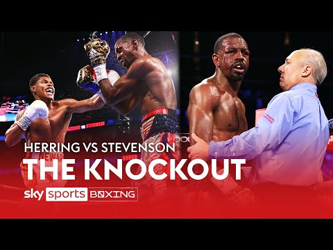 Shakur Stevenson breaks Jamel Herring's heart! Finish of the 10th round TKO