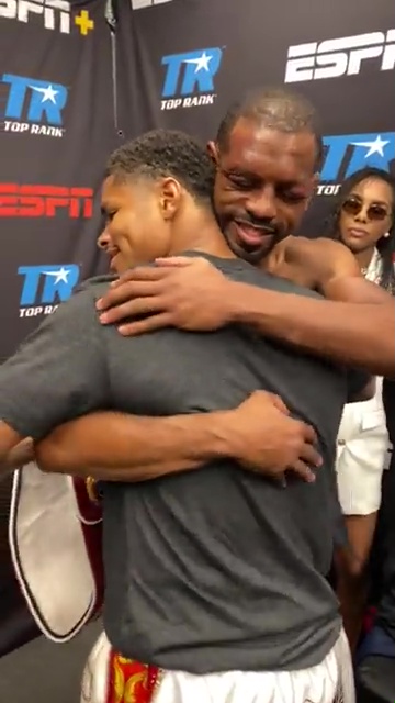 Jamel Herring's wife fuming at Shakur Stevenson, despite her husband's embracing rival