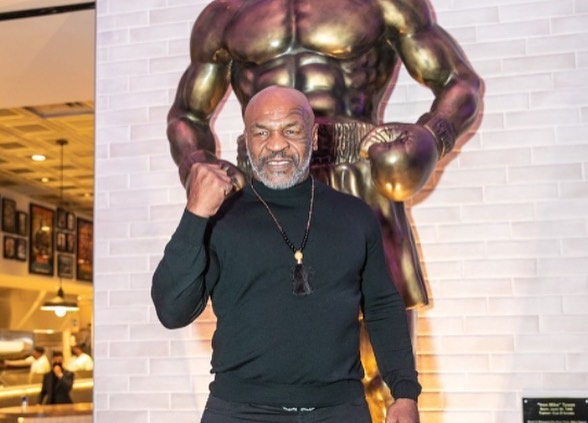 Mike Tyson is a boxing legend who 'looks NOTHING like'. However, fans are not impressed by the 10ft tall statue.