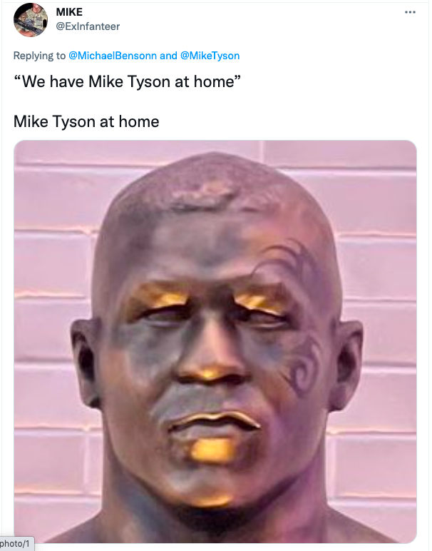 Mike Tyson is a boxing legend who 'looks NOTHING like'. However, fans are not impressed by the 10ft tall statue.