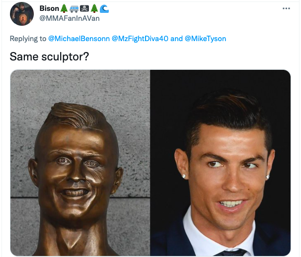 Mike Tyson is a boxing legend who 'looks NOTHING like'. However, fans are not impressed by the 10ft tall statue.