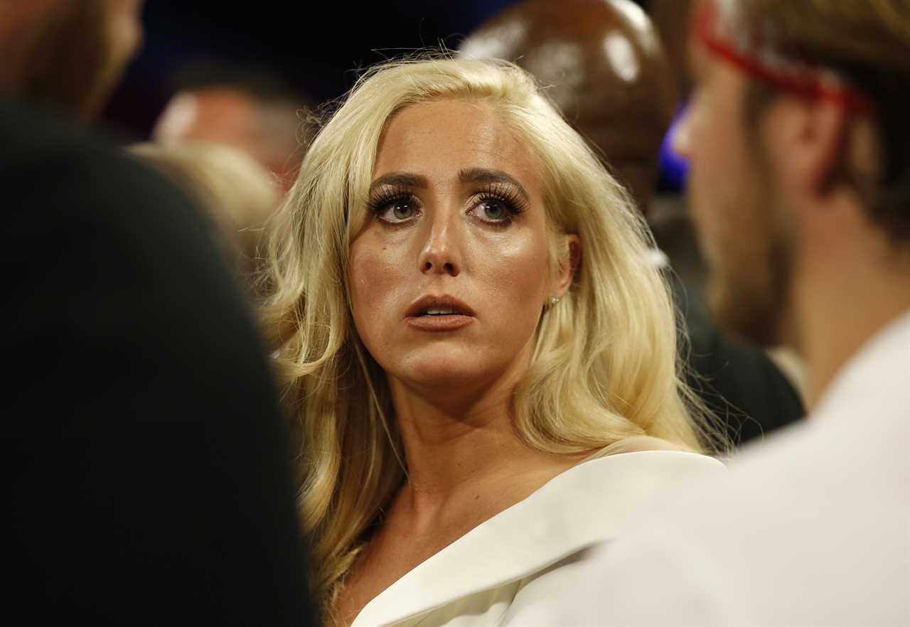 Paris Fury says it's terrible - She screams at being on the ringside of Tyson's fights, and seeing him get punched in the face.