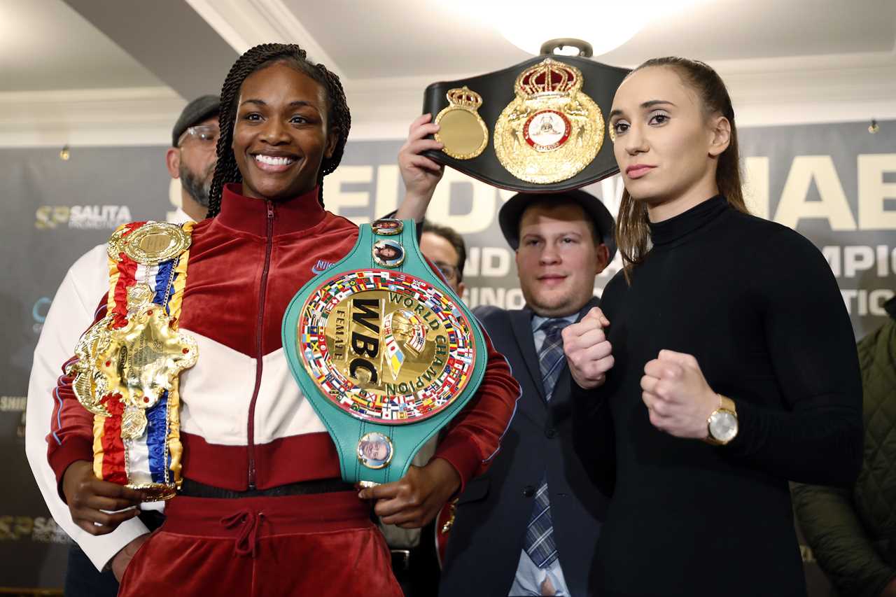 Claressa Shields claims she would 'embarrass Jake Paul' sparring with only one hand, as the boxing star hits out on YouTuber