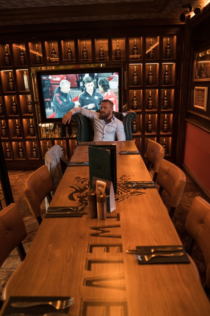 Conor McGregor joins BREWING to create his own stout, before enjoying dinner with friends at his pub.