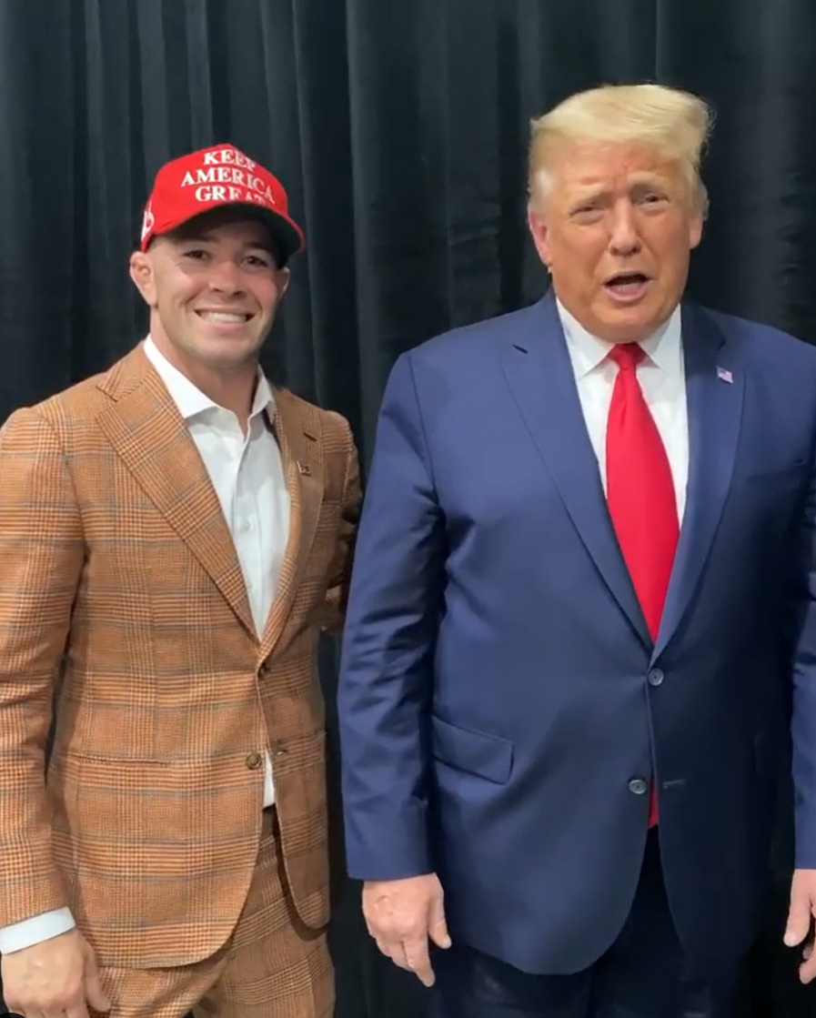 Colby Covington promises to unleash the 'dragon energy’ he receives from Donald Trump at UFC 268 on Kamaru Usman