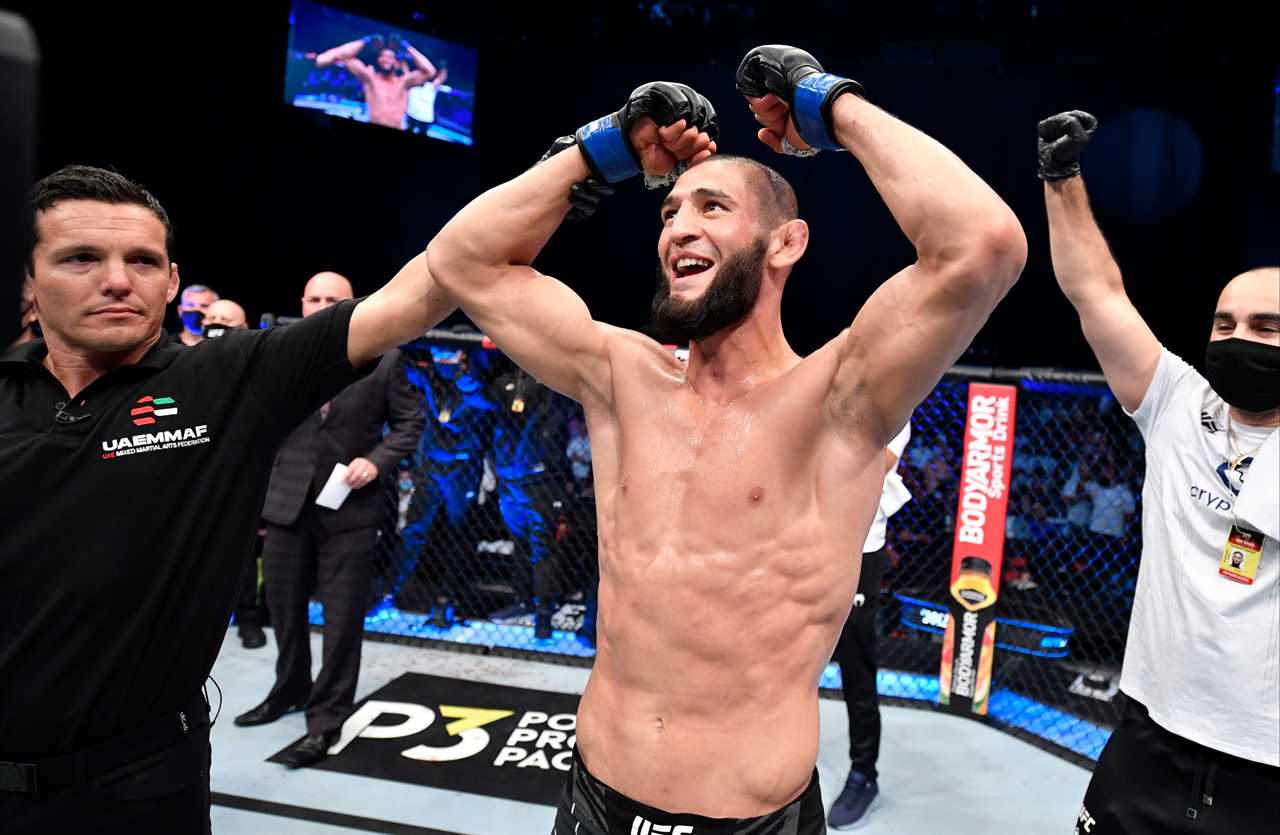 Dana White says that Khamazat Chimaev, an undefeated Russian phenom, could be next for Nate Diaz's final fight under the UFC contract