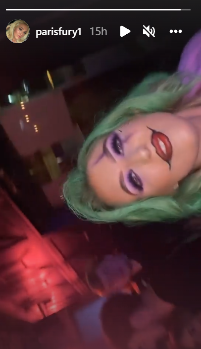 Paris Fury is a stunner as The Joker, while Tyson dresses up in a Roman soldier costume for Halloween dinner out with 'weirdos' friends