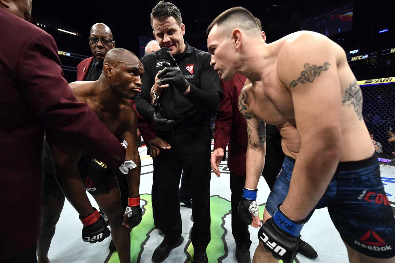 Colby Covington claimed UFC threatened Kamaru Usman, his bitter rival, if he refused to accept UFC 267 grudge matches