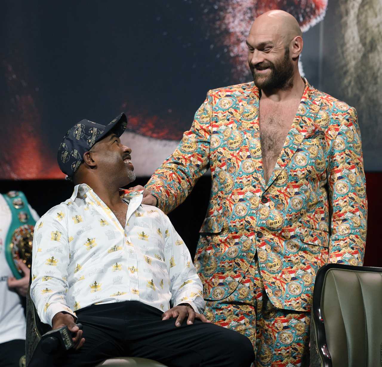 Tyson Fury's trainer wants Anthony Joshua and his British rival to join the Oleksandr Usyk training camp.