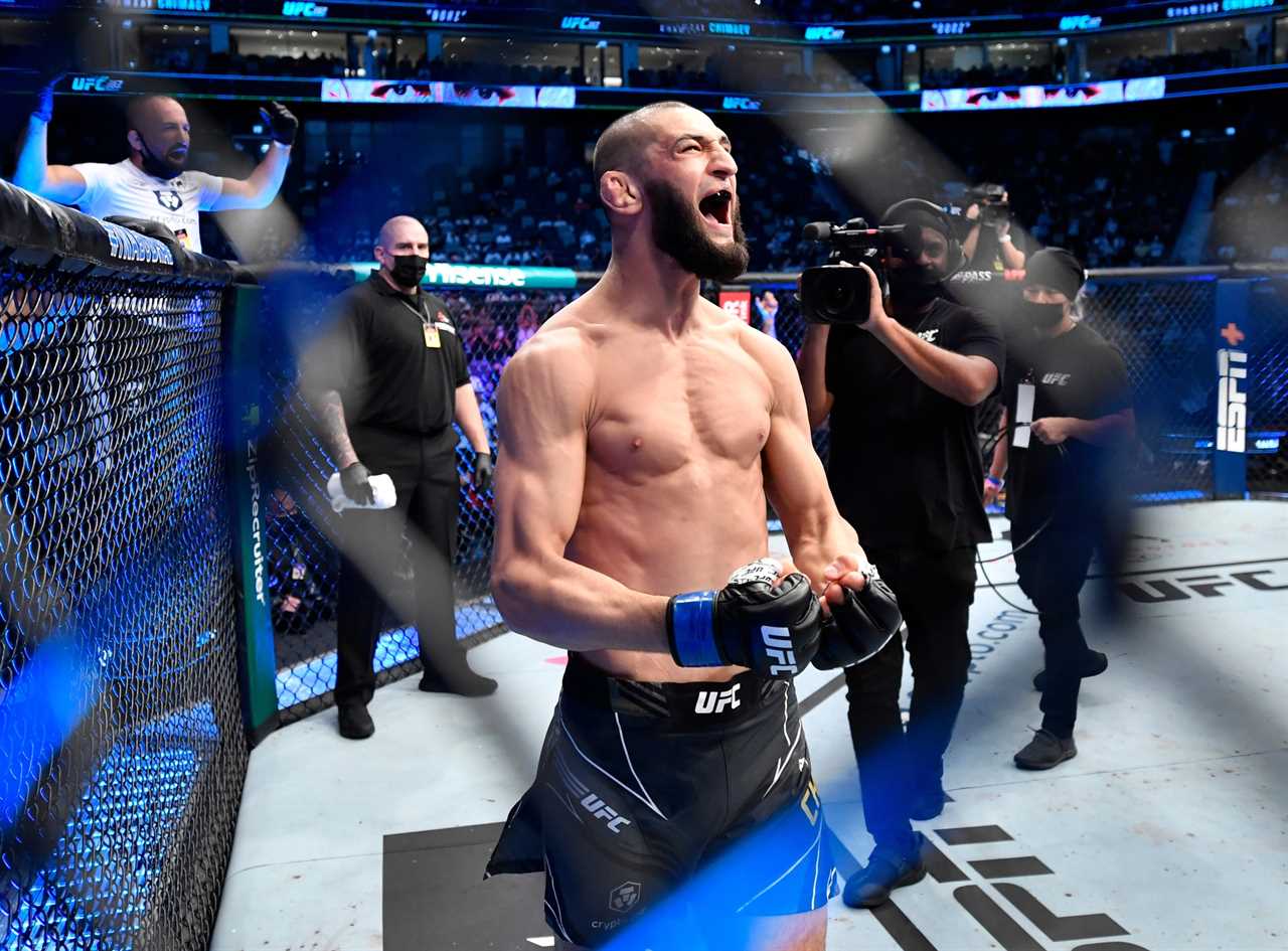 UFC star Khamzat Chimaev's remarkable stats behind an unbeaten record were revealed as he outlanded 252-2 in 10-0 run