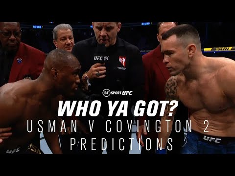 UFC 268: Usman Vs. Covington 2 Predictions!