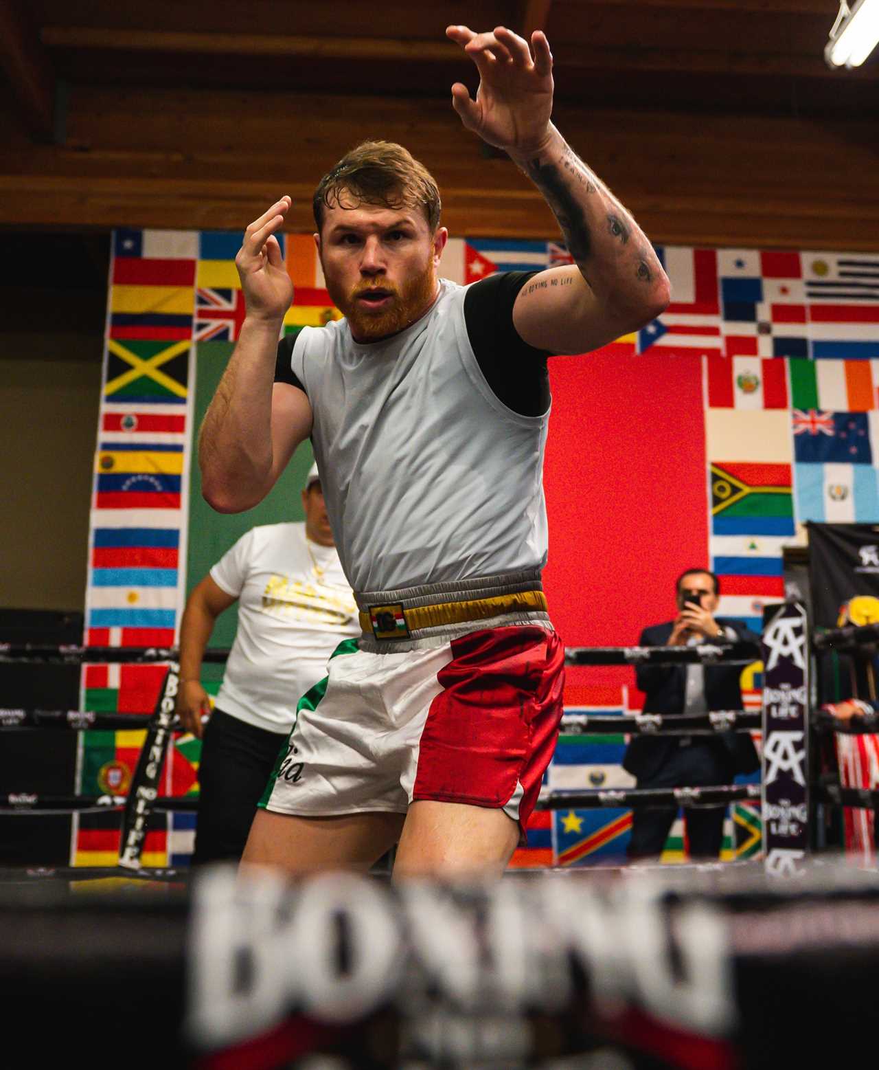 Caleb Plant is safe in Canelo Alvarez’s old-school combat training camp.