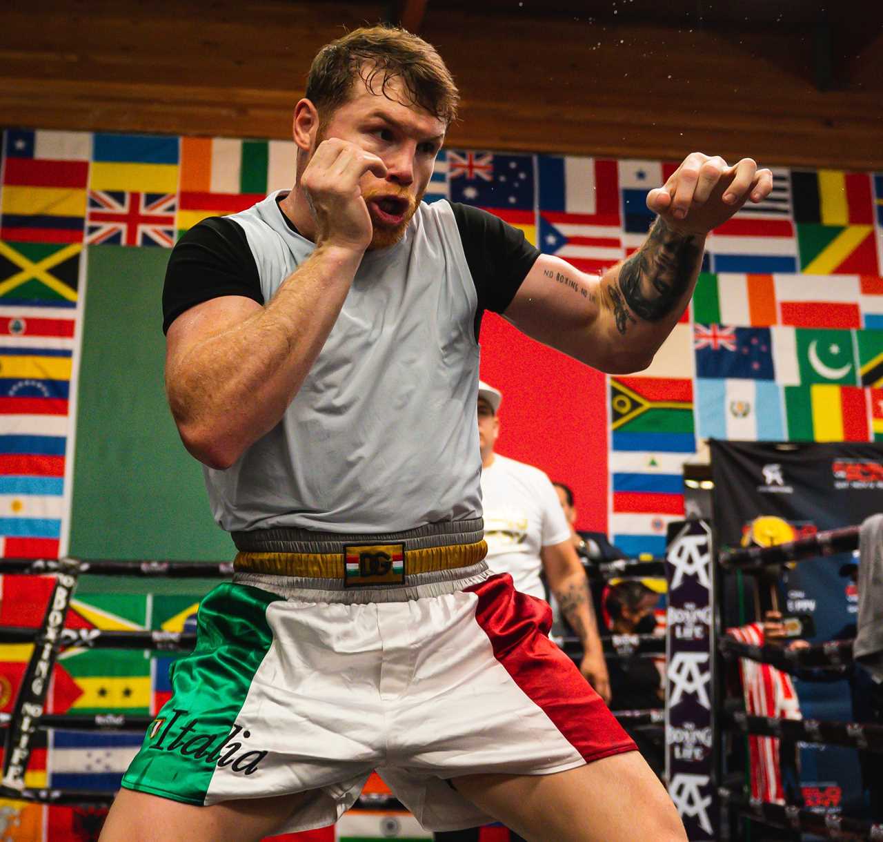 Caleb Plant is safe in Canelo Alvarez’s old-school combat training camp.