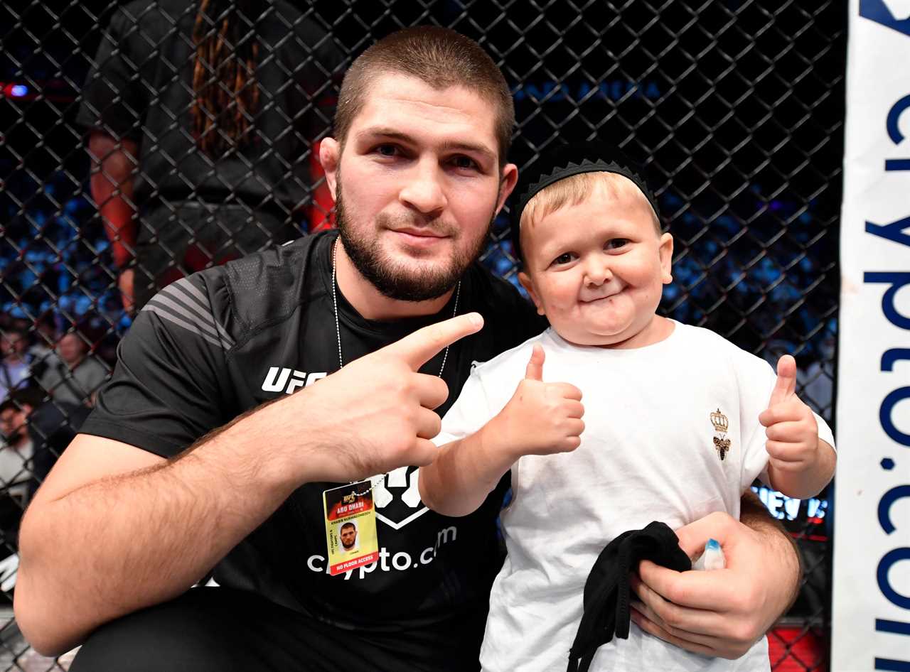 Dana White allows Hasbulla to fight after meeting the viral sensation and'mini Khabib’ at UFC 267