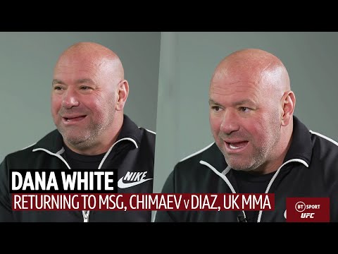 That would be feeding Diaz the wolves! Dana White discusses Khamzat Chimaev and UFC London.