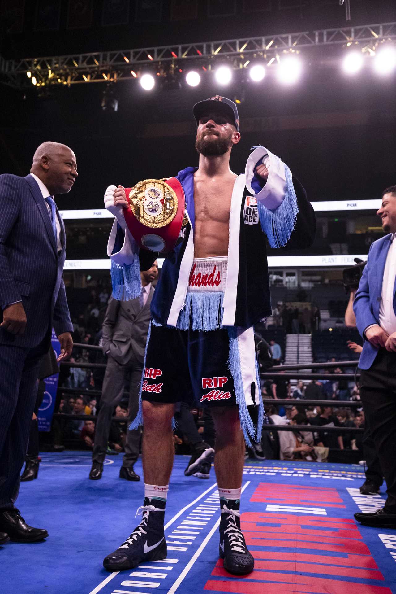 Caleb Plant survived the heartbreak of her baby's death, and her mum's murder by cops. He learned to box in a tape-made ring.