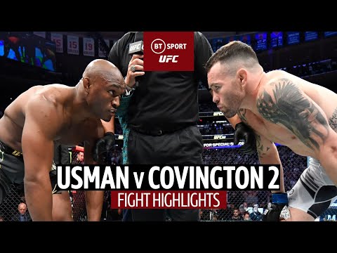 Kamaru Usman vs Colby Covington 2 5 rounds at MSG! UFC 268 Highlights