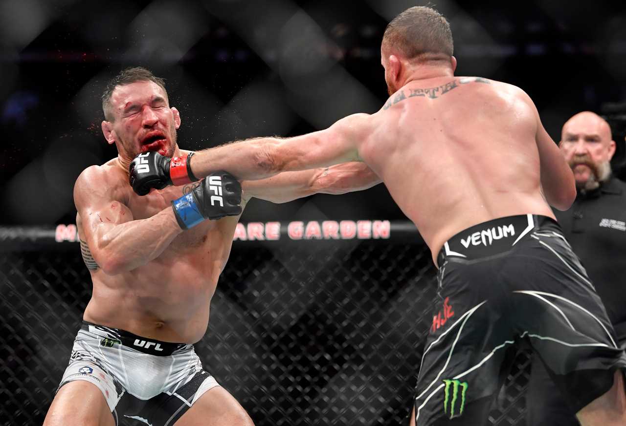 Justin Gaethje makes Michael Chandler look like a bloody mess after his brutal UFC 268 win. BOTH fighters were taken to the hospital.