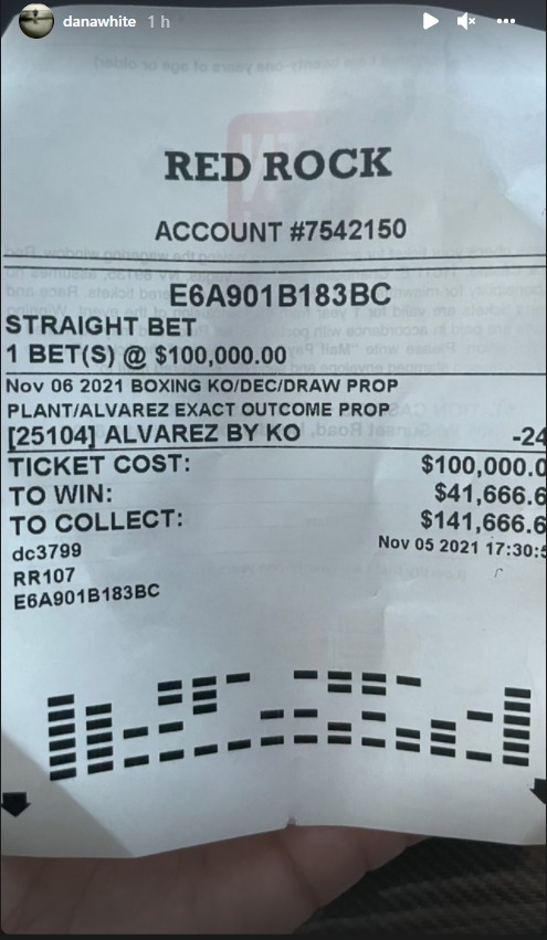 UFC chief Dana White wins staggering $100,000 bet after backing Canelo Alvarez against Caleb Plant