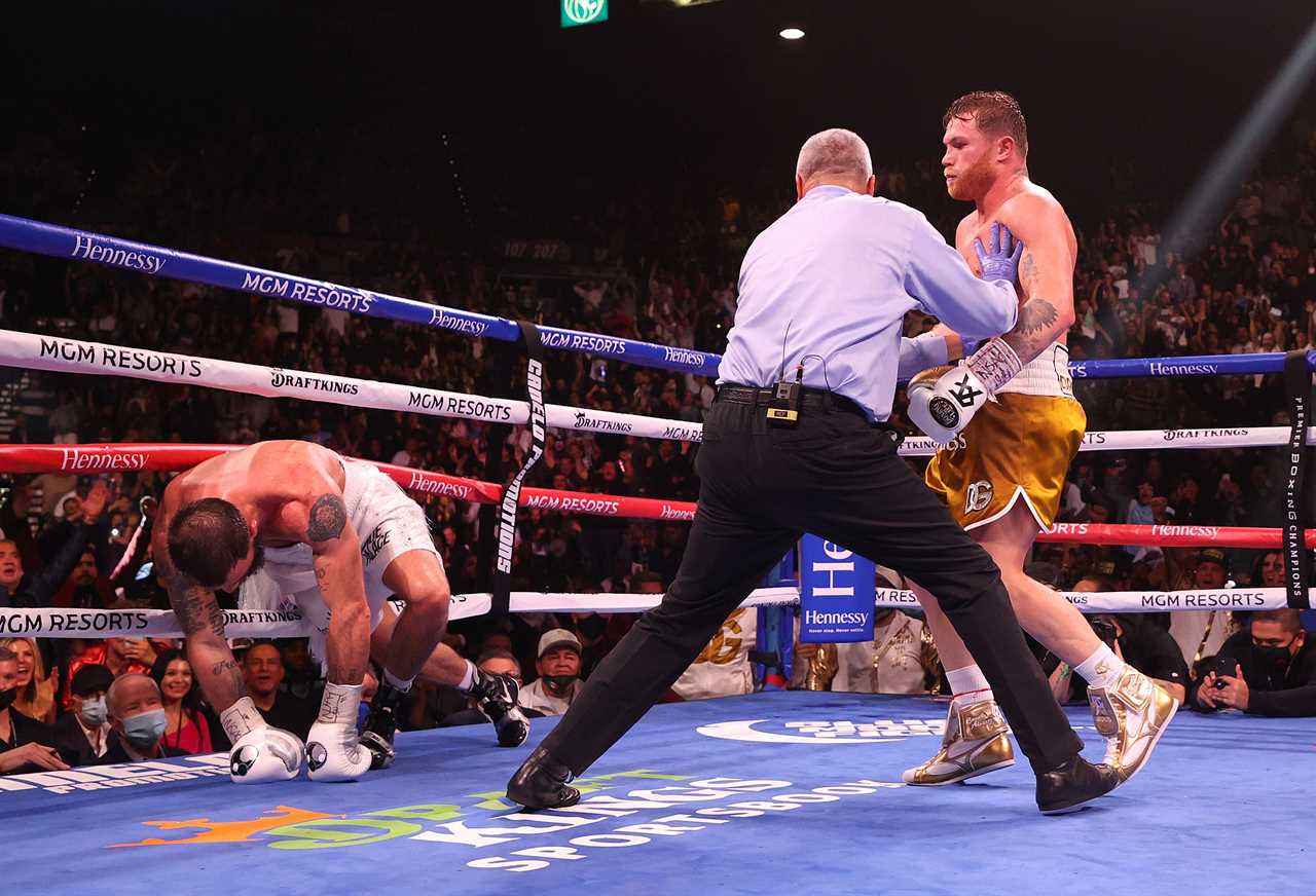 Caleb Plant is taken to a local hospital in Las Vegas to be 'observed' following Canelo Alvarez's brutal 11th-round loss.