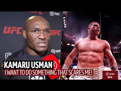 After defending his title at UFC 268, Kamaru Usman suggests a Canelo superfight!