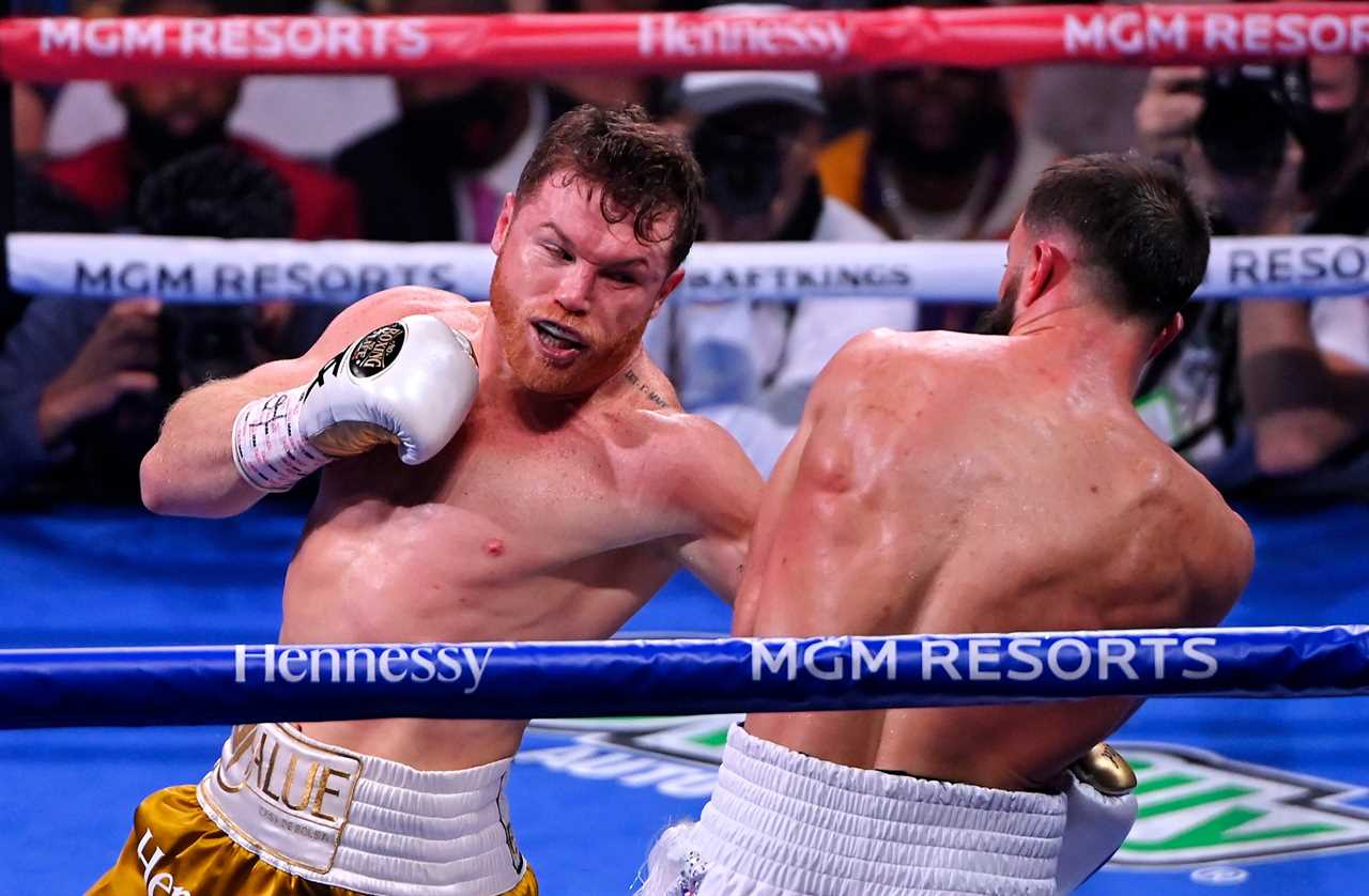 Canelo Alvarez KOs Caleb Plant in the 11th round to win undisputed super-middleweight title in Vegas