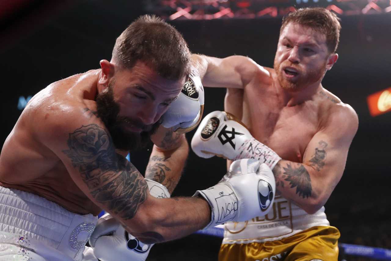 Canelo Alvarez KOs Caleb Plant in the 11th round to win undisputed super-middleweight title in Vegas