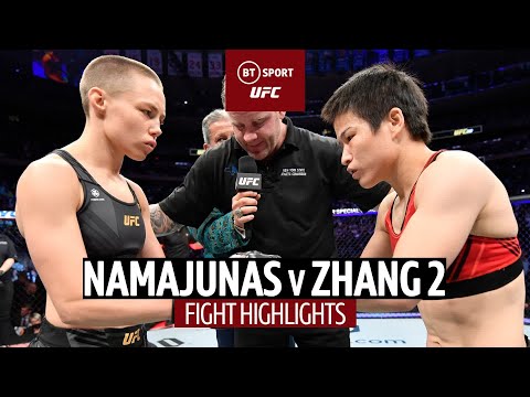Rose Namajunas and Zhang Weili 2 Two of best fighters in the game make it to the final! UFC 268 Highlights