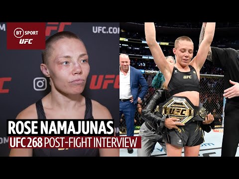 Rose Namajunas discusses next steps following UFC 268 masterclass: I have my eyes on Carla.