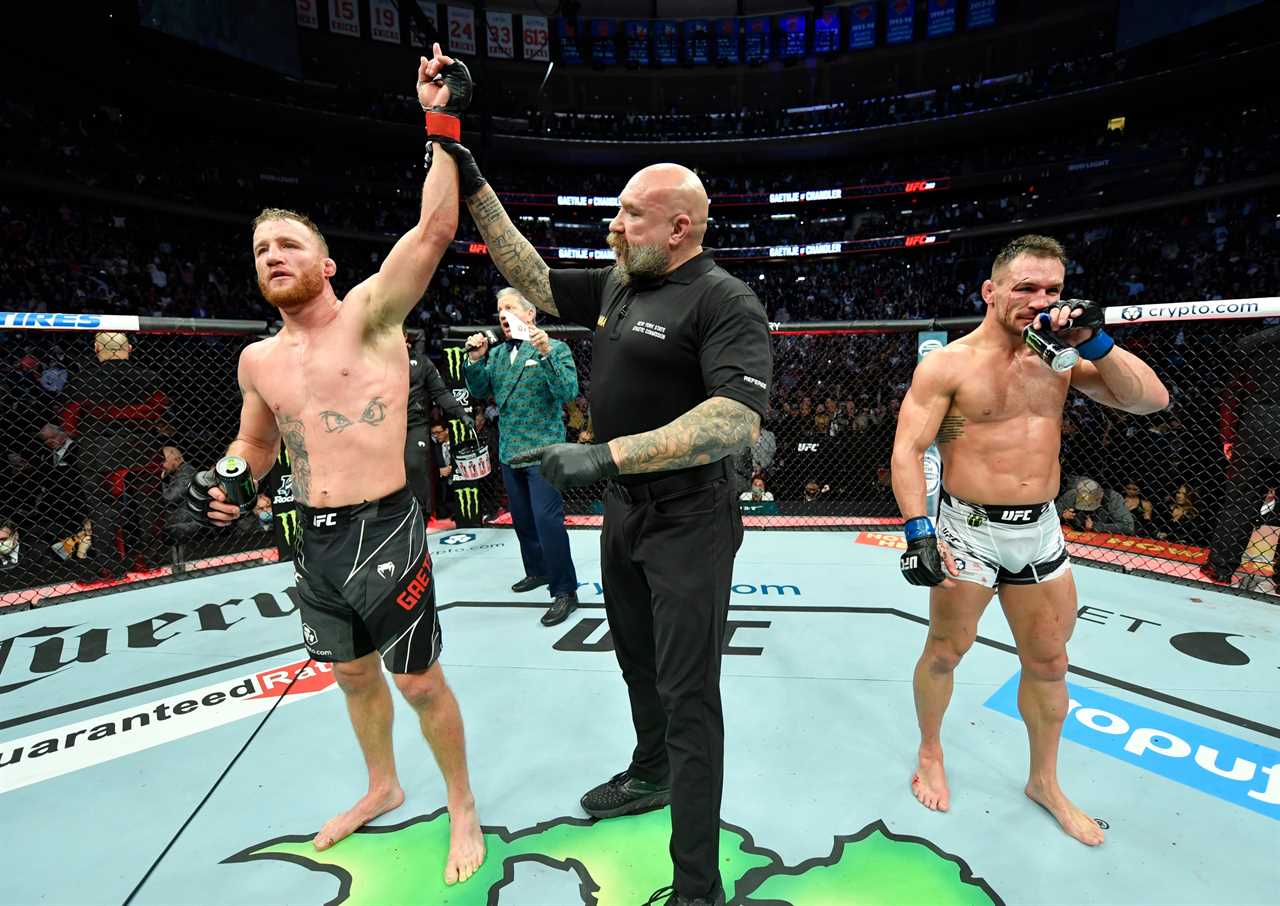 Conor McGregor accepts Michael Chandler’s 2022 fight call-out and congratulates his UFC opponent on Justin Gaethje's performance