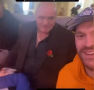 Watch Tyson Fury belting out Sweet Caroline following Gypsy King shadowboxes at Buzz Bingo, Morecambe